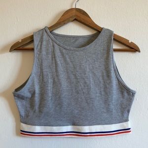 NWOT Athletic Style Cropped Tank Top